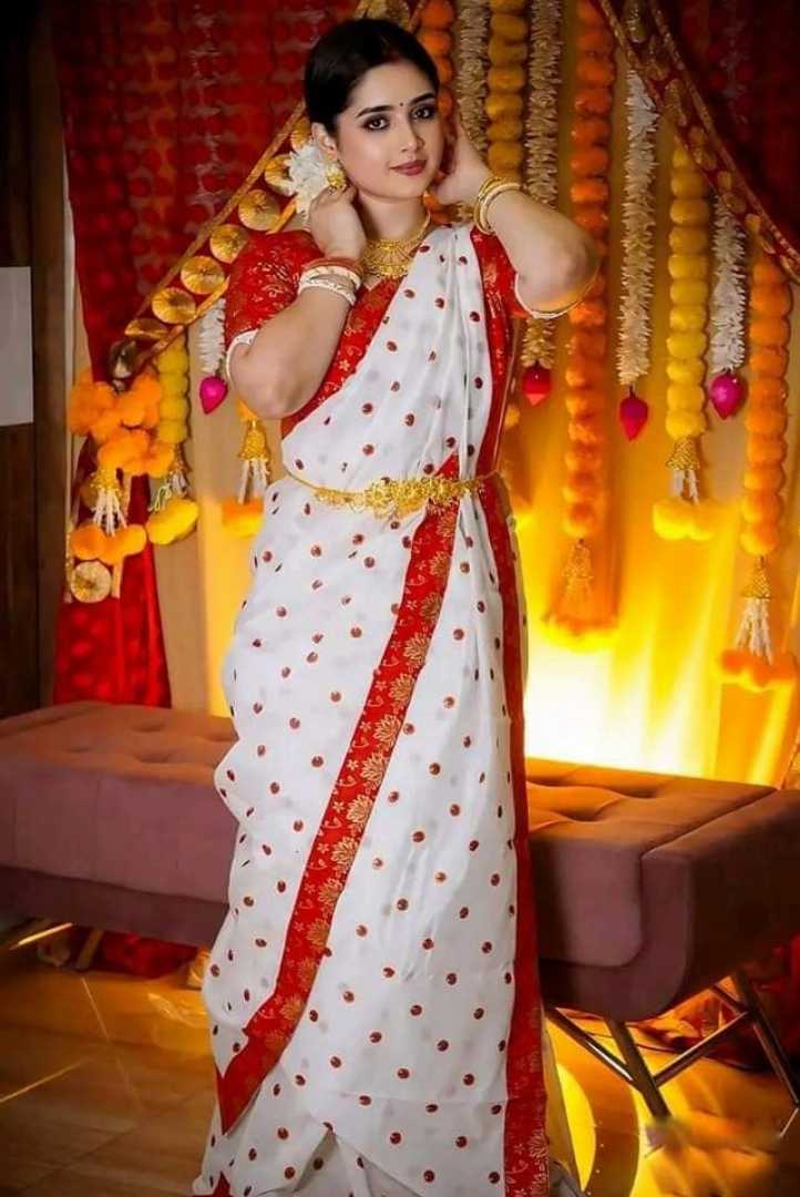 উন্নত,মানের,হাফ,সিল্ক,জামদানি,শাড়ি