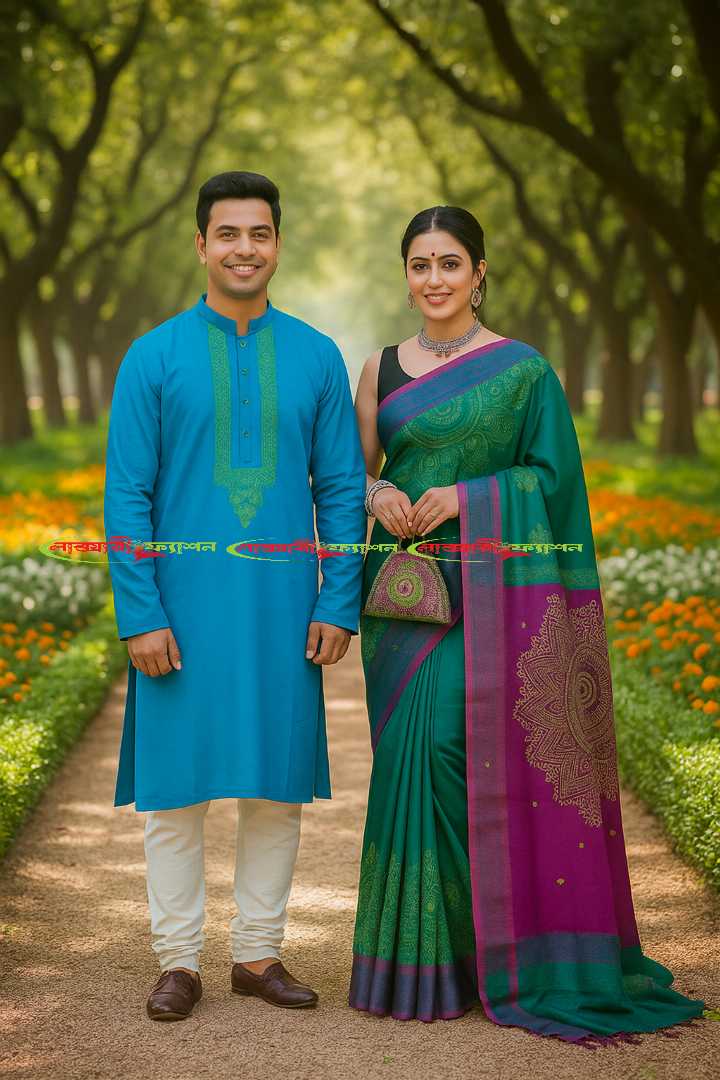 শাড়ী,পাঞ্জাবি,কাপড়,সেট