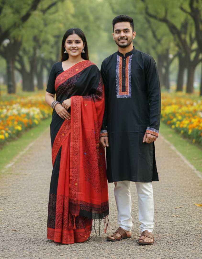 শাড়ী,পাঞ্জাবি,কাপড়,সেট