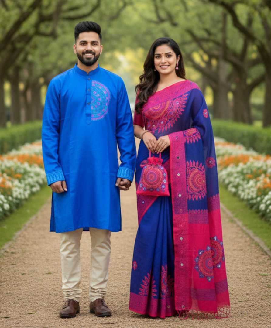 শাড়ী,পাঞ্জাবি,কাপড়,সেট