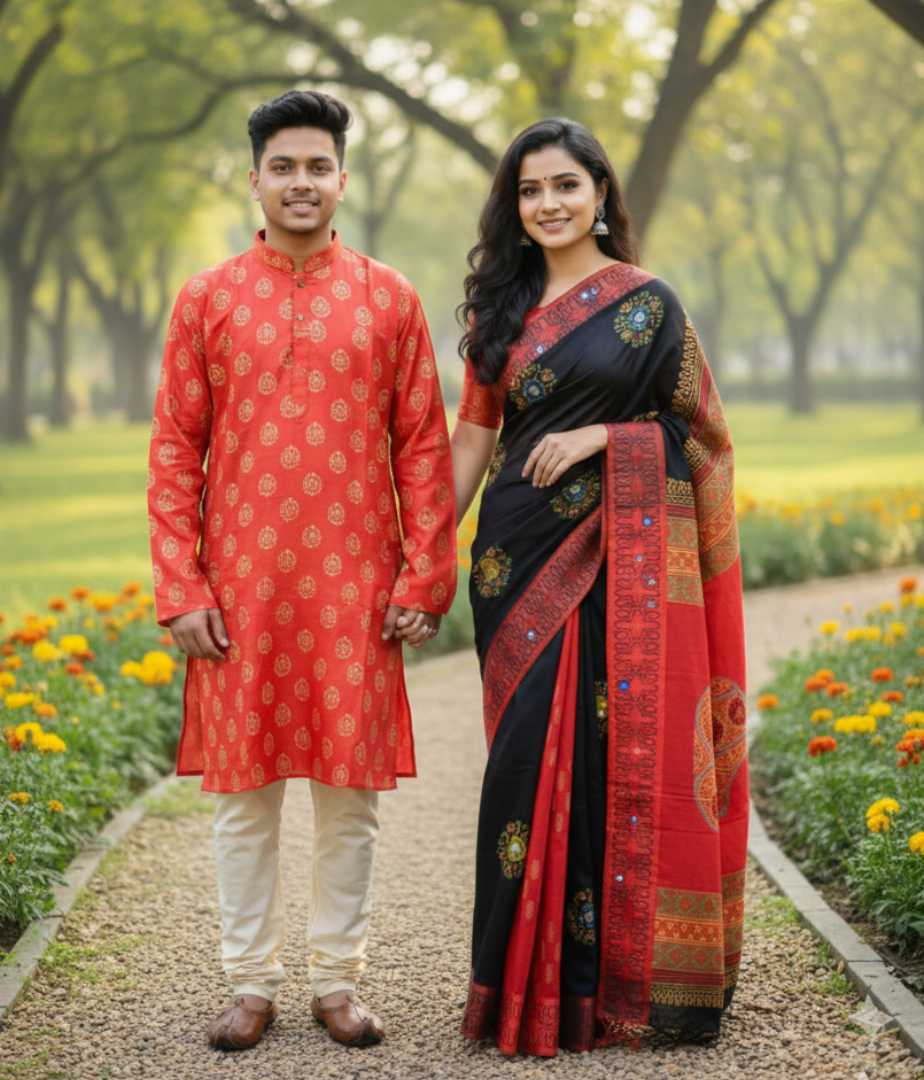 শাড়ী,পাঞ্জাবি,কাপড়,সেট