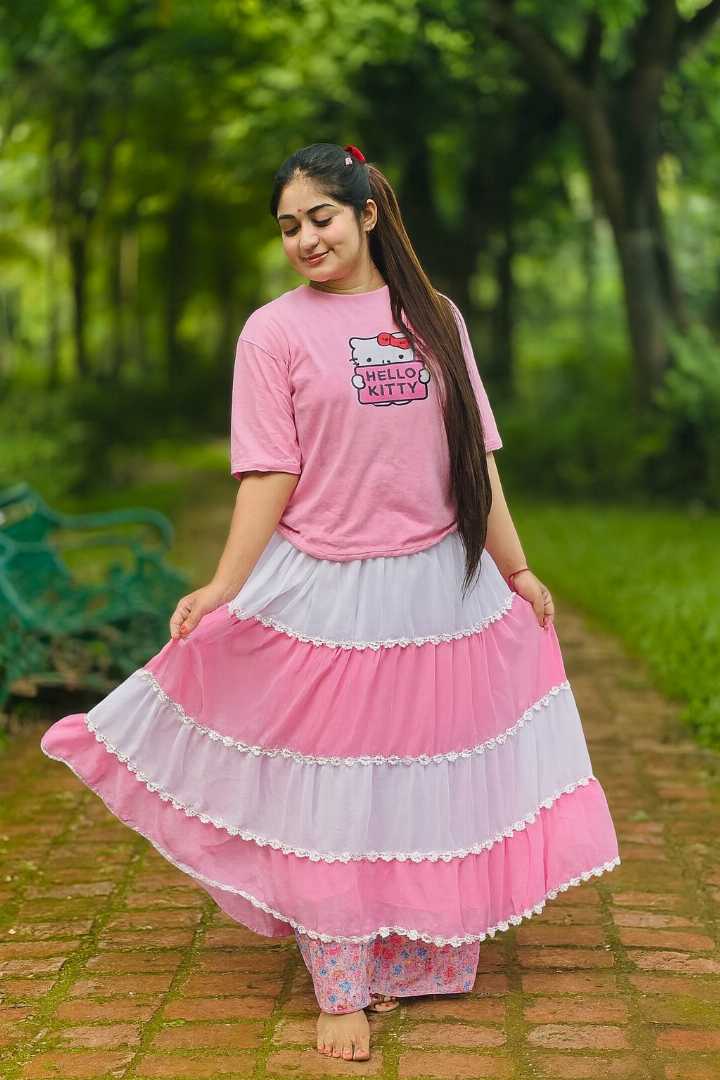 New,skirt,and,t,shirt