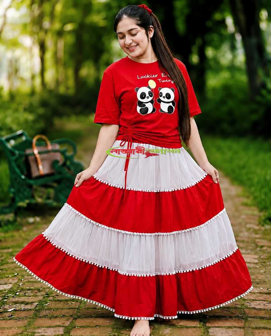 New,skirt,and,t,shirt