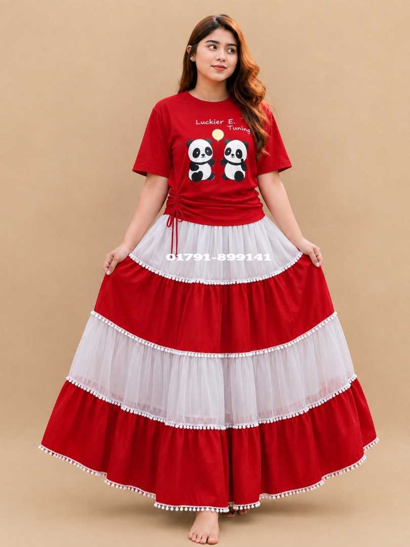 New,skirt,and,t,shirt